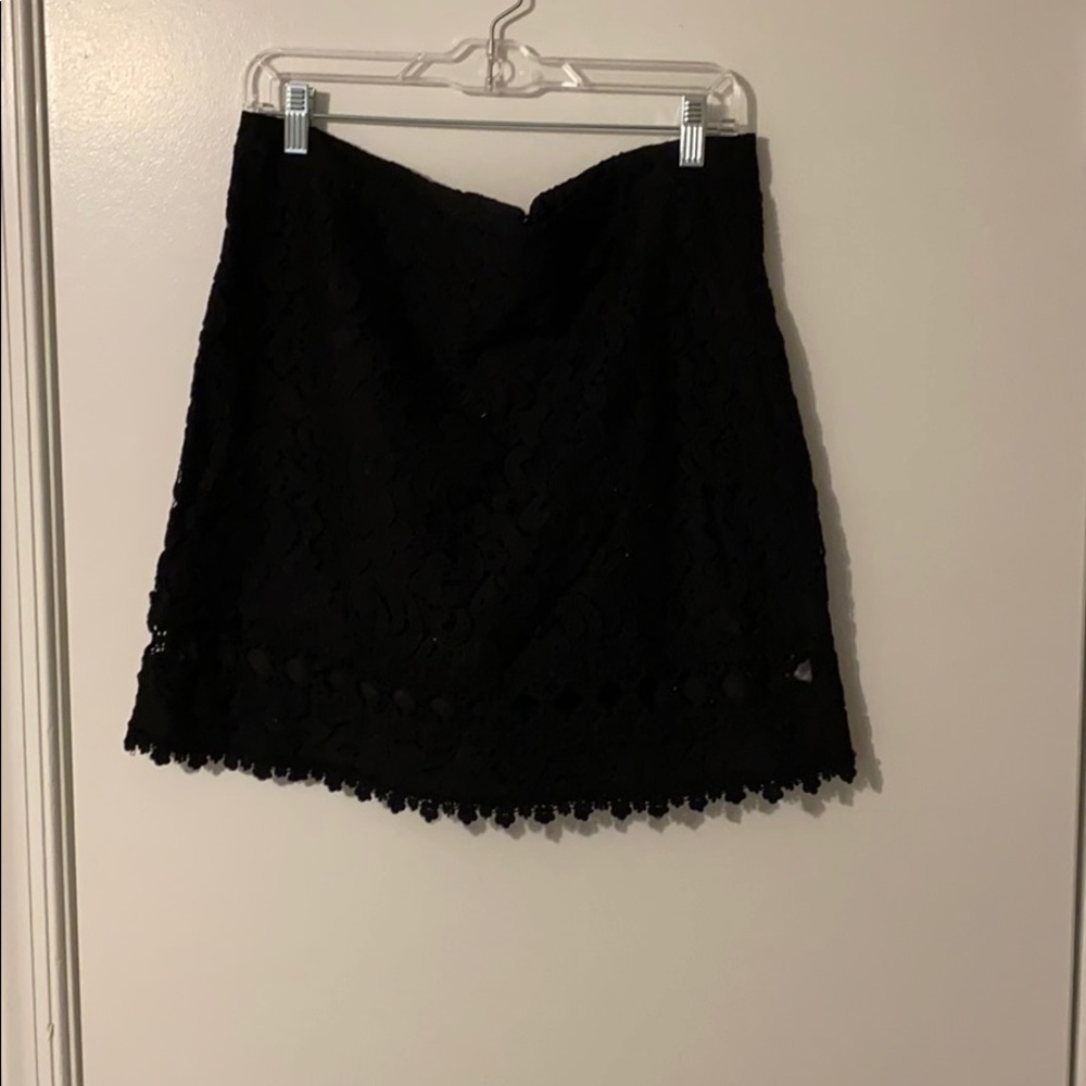 Black Lace Skirt